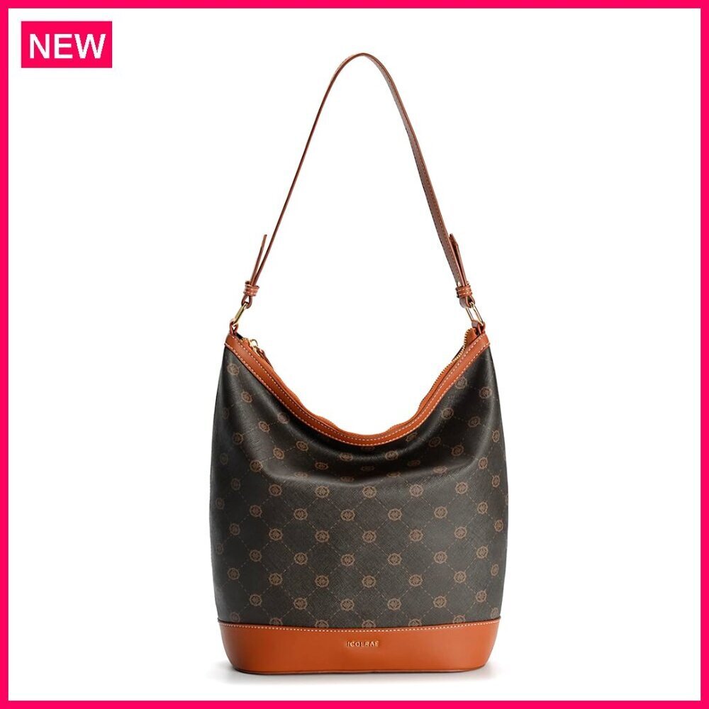 Vegan Leather Hobo Tote Bag for Women Work Travel Office Shoulder Handbag